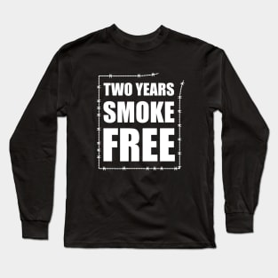 Smoke Free Two years Anniversary Long Sleeve T-Shirt